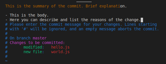 commit